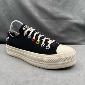 Converse Chuck Taylor All Star Lift Platform Shoes Low Women’s 8 Floral Comfort